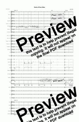 page one of Battle of Vimy Ridge - Score and parts