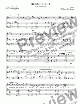 page one of Collab Mass07-DEUM DE DEO   