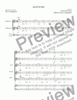 page one of Collab Mass12-AGNUS DEI