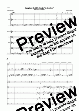 page one of Haydn - Symphony No.63 in C major