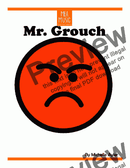 page one of Mister Grouch