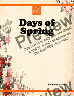 page one of Days of Spring