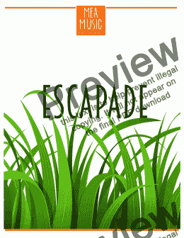 page one of Escapade