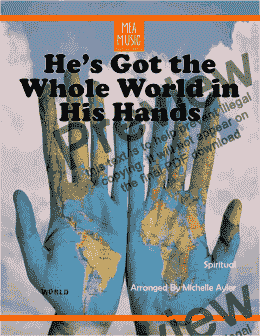 page one of He's Got the Whole World in His Hand