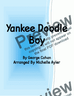 page one of Yankee Doodle Boy