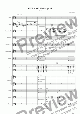 page one of A. SCRIABIN: Prelude Nr 4 op. 16