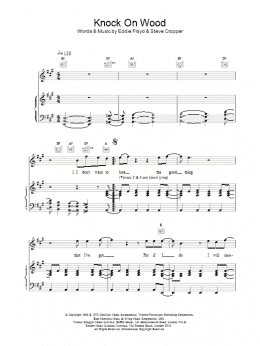 page one of Knock On Wood (Piano, Vocal & Guitar Chords)