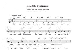 page one of I'm Old Fashioned (Lead Sheet / Fake Book)