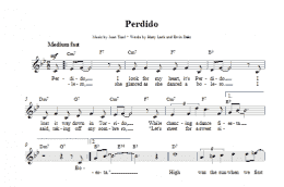 page one of Perdido (Lead Sheet / Fake Book)