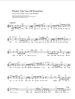 page one of What's The Use Of Wond'rin' (Lead Sheet / Fake Book)