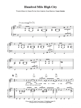 page one of Hundred Mile High City (Piano, Vocal & Guitar Chords)