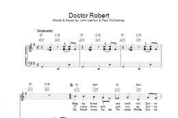 page one of Doctor Robert (Piano, Vocal & Guitar Chords)