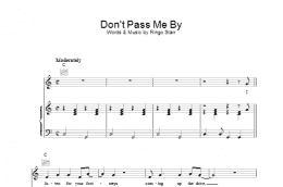 page one of Don't Pass Me By (Piano, Vocal & Guitar Chords)