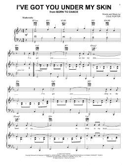 page one of I've Got You Under My Skin (Piano, Vocal & Guitar Chords (Right-Hand Melody))