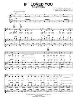 page one of If I Loved You (Piano, Vocal & Guitar Chords (Right-Hand Melody))