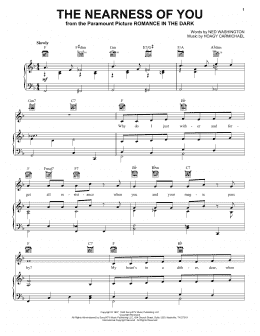 page one of The Nearness Of You (Piano, Vocal & Guitar Chords (Right-Hand Melody))