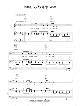 page one of Make You Feel My Love (Piano, Vocal & Guitar Chords (Right-Hand Melody))