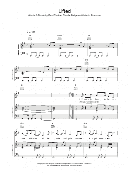 page one of Lifted (Piano, Vocal & Guitar Chords)