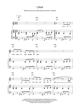 page one of Lifted (Piano, Vocal & Guitar Chords)