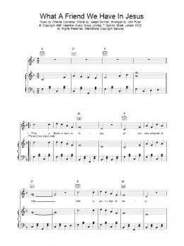 page one of What A Friend We Have In Jesus (Piano, Vocal & Guitar Chords)