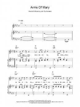 page one of Arms Of Mary (Piano, Vocal & Guitar Chords)