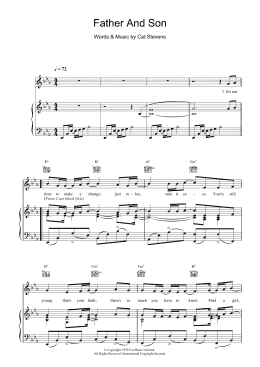 page one of Father And Son (Piano, Vocal & Guitar Chords)