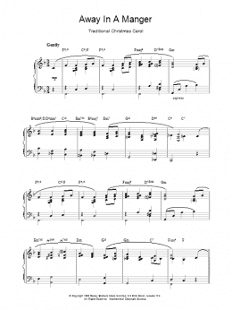 page one of Away In A Manger (Piano Solo)