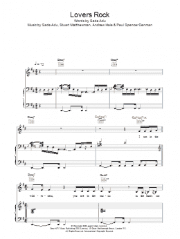 page one of Lovers Rock (Piano, Vocal & Guitar Chords)