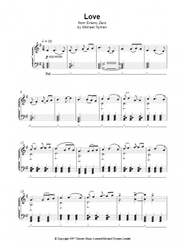 page one of Love (Piano Solo)