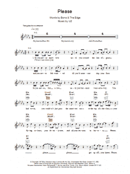 page one of Please (Lead Sheet / Fake Book)