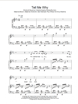 page one of Tell Me Why (Piano, Vocal & Guitar Chords)