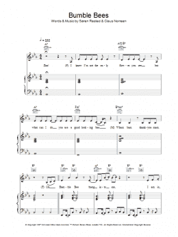 page one of Bumble Bees (Piano, Vocal & Guitar Chords)