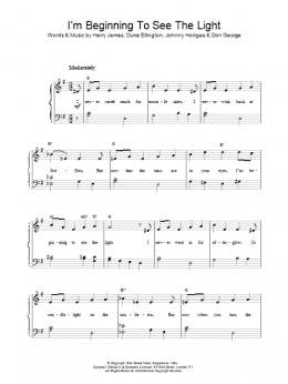 page one of I'm Beginning To See The Light (Piano Solo)