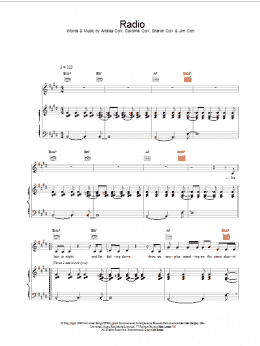 page one of Radio (Piano, Vocal & Guitar Chords)