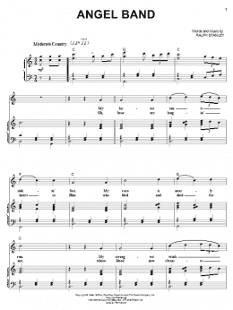 page one of Angel Band (Piano & Vocal)