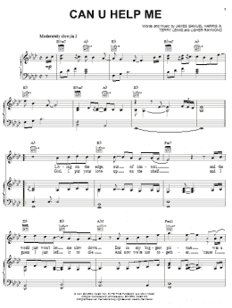 page one of Can U Help Me (Piano, Vocal & Guitar Chords (Right-Hand Melody))