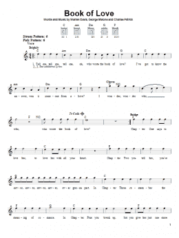 page one of Book Of Love (Easy Guitar)