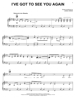 page one of I've Got To See You Again (Piano, Vocal & Guitar Chords (Right-Hand Melody))