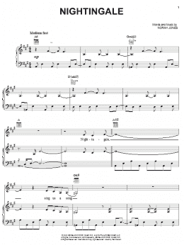 page one of Nightingale (Piano, Vocal & Guitar Chords (Right-Hand Melody))