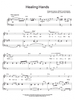 page one of Healing Hands (Piano & Vocal)