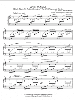 page one of Ave Maria (Piano Solo)