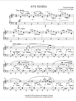 page one of Ave Maria (Piano Solo)