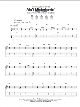 page one of Ain't Misbehavin' (Guitar Tab)