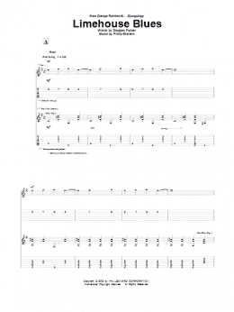 page one of Limehouse Blues (Guitar Tab)