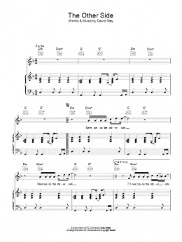 page one of The Other Side (Piano, Vocal & Guitar Chords)