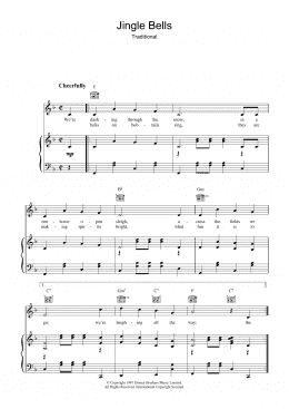 page one of Jingle Bells (Piano, Vocal & Guitar Chords)