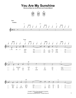 You Are My Sunshine by Ray Charles - Easy Piano - Digital Sheet