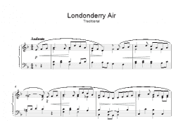 page one of Londonderry Air (Piano Solo)