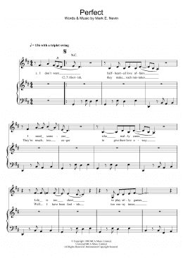 page one of Perfect (Piano, Vocal & Guitar Chords)