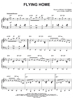 page one of Flying Home (Piano Solo)